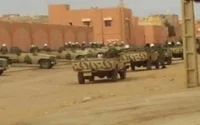 Intervention de l'armée sur une route entre le Maroc et la Mauritanie bloquée par des Sahraouis