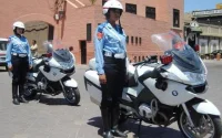 Maroc : les motardes de police arrivent