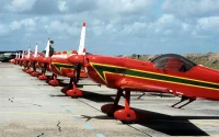Les Forces Royales Air assurent le show aujourd'hui