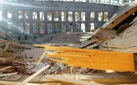 Le toit de la piscine olympique de Tanger s'est effondré