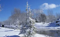 De le neige à Ifrane (photos)