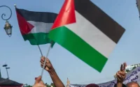 Casablanca : une manifestation pro-palestinienne devant le consulat américain
