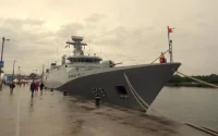 La Frégate « Tarik Ben Ziyad » en démonstration lors d'exercices de l'OTAN