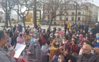 Des MRE manifestent pour l'ouverture des frontières maritimes
